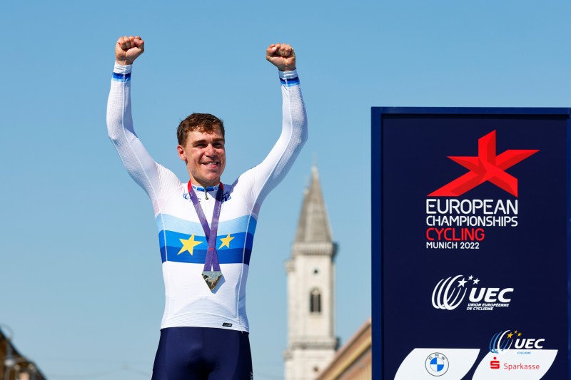 European Championships Munich 2022 - 2022 UEC Road Elite European Championships - Men's Road Race - 14/08/2022 - Fabio Jakobsen (NED) - photo Luca Bettini/UEC/SprintCyclingAgency?2022